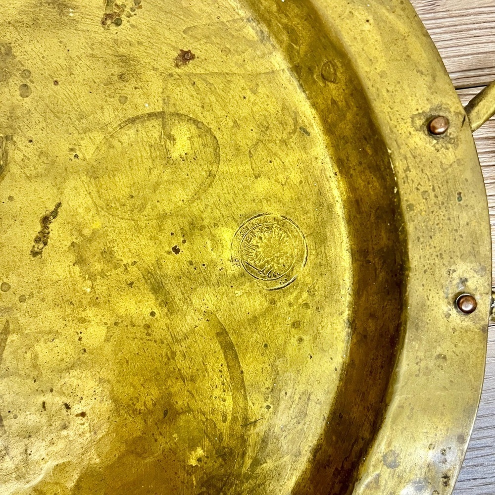 Antique Russian Hand Made Heavy Weight Tray - Picture 6 of 10
